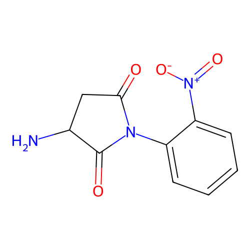 3-Amino-1-(2-nitrophenyl)pyrrolidine-2,5-dione structure
