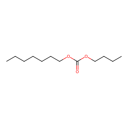 Carbonic acid, butyl heptyl ester structure