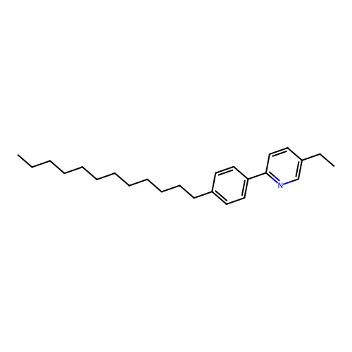 2-(4-Dodecylphenyl)-5-ethylpyridine structure