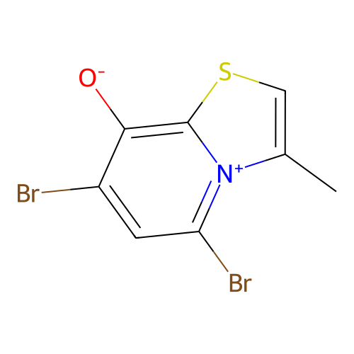 5,7-Dibromo-3-methyl-[1,3]thiazolo[3,2-a]pyridin-4-ium-8-olate structure