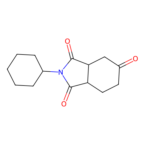2-Cyclohexyltetrahydro-1H-isoindole-1,3,5(2H,4H)-trione structure