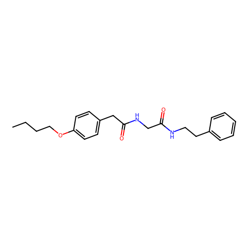 2-(4-butoxyphenyl)-N-(2-oxo-2-(phenethylamino)ethyl)acetamide structure