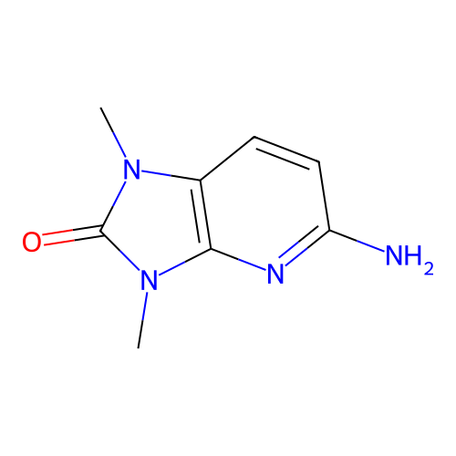 5-Amino-1,3-dimethyl-1,3-dihydro-imidazo[4,5-b]pyridin-2-one structure