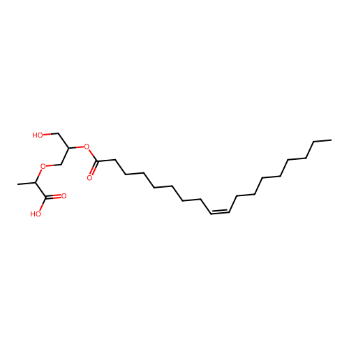 Oleic acid, ester with lactic acid, monoester with glycerol structure