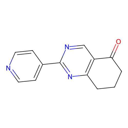 2-(pyridin-4-yl)-7,8-dihydroquinazolin-5(6H)-one structure
