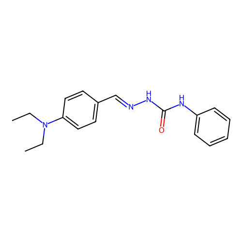 1-[[4-(Diethylamino)phenyl]methylideneamino]-3-phenylurea structure