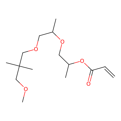 1-[1-(3-Methoxy-2,2-dimethylpropoxy)propan-2-yloxy]propan-2-yl prop-2-enoate structure