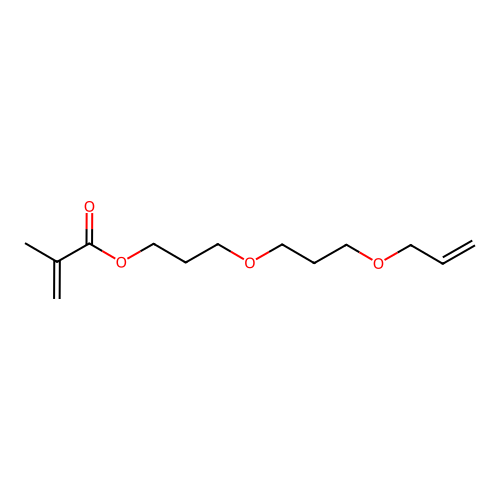 3-(3-Prop-2-enoxypropoxy)propyl 2-methylprop-2-enoate structure