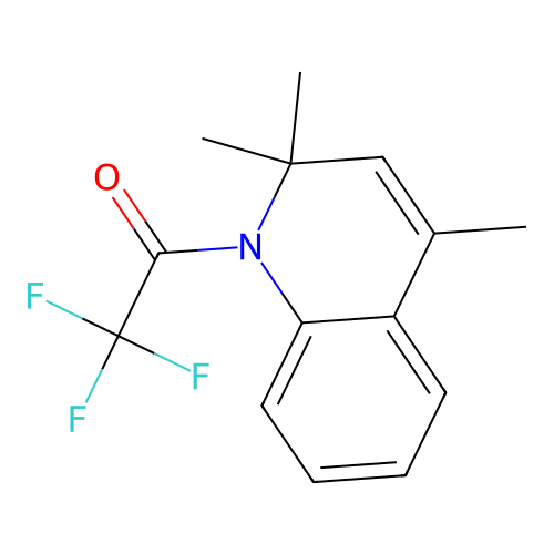 2,2,2-trifluoro-1-(2,2,4-trimethylquinolin-1(2H)-yl)ethanone structure