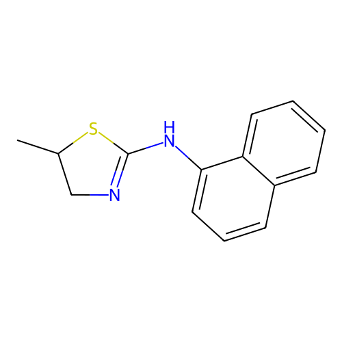 (5-甲基-2-噻唑啉-2-基)-(1-萘基)胺 structure