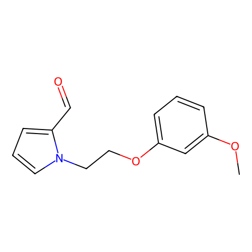 1-[2-(3-Methoxy-phenoxy)-ethyl]-1H-pyrrole-2-carbaldehyde structure