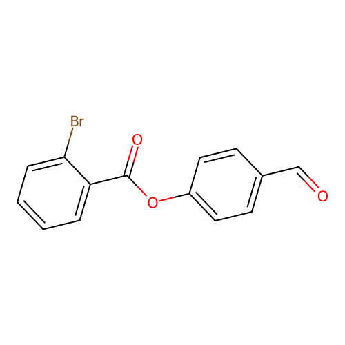 4-Formylphenyl 2-bromobenzoate structure
