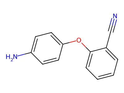 2-(4-Aminophenoxy)benzonitrile structure