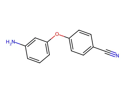 4-(3-Aminophenoxy)benzonitrile structure