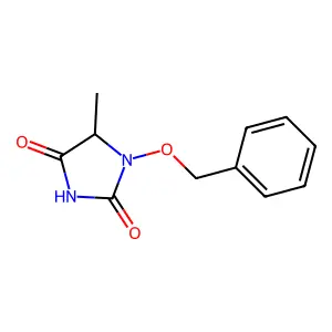 Hydantoin, 1-benzyloxy-5-methyl- structure