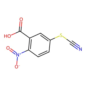 2-Nitro-5-thiocyanatobenzoic acid structure