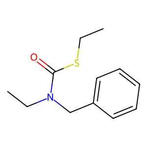 S-ethyl N-benzyl-N-ethylcarbamothioate structure