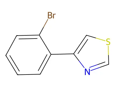 4-(2-Bromophenyl)-1,3-thiazole structure