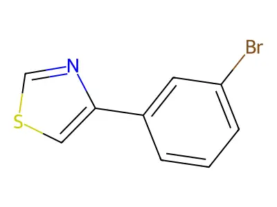 4-(3-Bromophenyl)thiazole structure