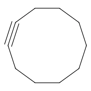 环癸炔 structure