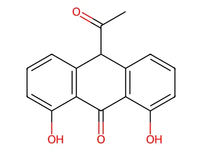 10-Acetyl dithranol structure