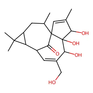 巨大戟醇 structure
