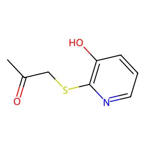 2-Propanone, 1-[(3-hydroxy-2-pyridinyl)thio]- structure
