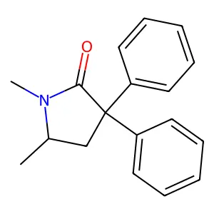 1,5-Dimethyl-3,3-diphenylpyrrolidin-2-one structure
