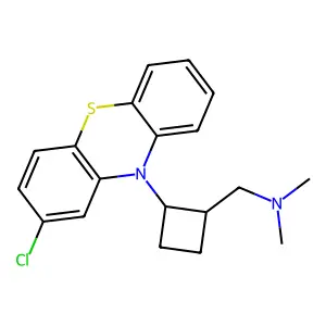 2-(2-Chloro-10H-phenothiazin-10-yl)-N,N-dimethylcyclobutanemethanamine structure