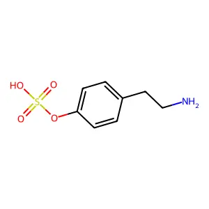 硫酸酪胺 structure