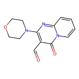2-Morpholin-4-yl-4-oxo-4H-pyrido[1,2-a]pyrimidine-3-carbaldehyde structure