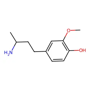 4-(3-Aminobutyl)-2-methoxyphenol structure
