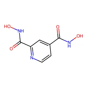 2,4-Pyridinedicarbohydroxamic acid structure