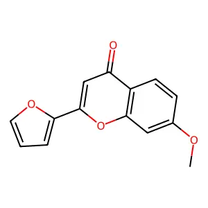 2-(Furan-2-yl)-7-methoxychromen-4-one structure