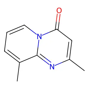 2,9-Dimethyl-4H-pyrido(1,2-a)pyrimidin-4-one structure