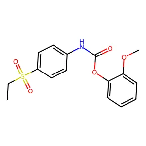 2-Methoxyphenyl [4-(ethanesulfonyl)phenyl]carbamate structure