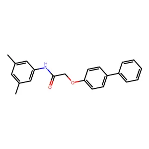 N-(3,5-dimethylphenyl)-2-(4-phenylphenoxy)acetamide structure