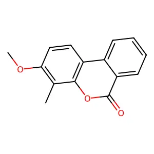 3-Methoxy-4-methylbenzo[c]chromen-6-one structure