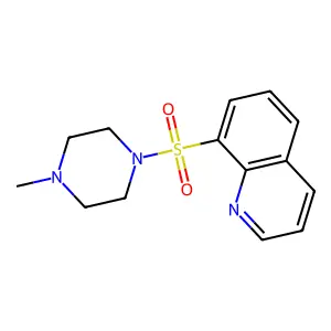 8-(4-Methylpiperazin-1-yl)sulfonylquinoline structure