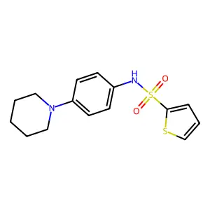 (4-Piperidylphenyl)(2-thienylsulfonyl)amine structure