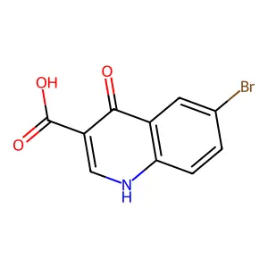 6-Bromo-4-hydroxyquinoline-3-carboxylic acid structure