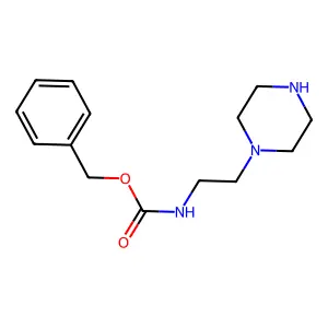 Benzyl (2-(piperazin-1-yl)ethyl)carbamate structure