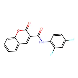 N-(2,4-Difluorophenyl)-2-oxo-2H-chromene-3-carboxamide structure