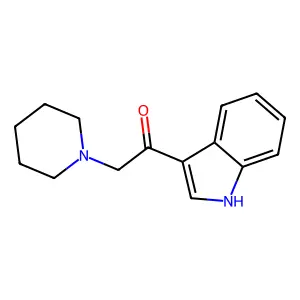 1-(1H-Indol-3-yl)-2-(1-piperidinyl)ethanone structure