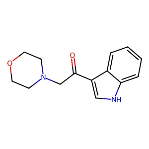3-吲哚基吗啉甲基酮 structure