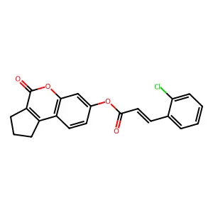 C21H15ClO4 structure