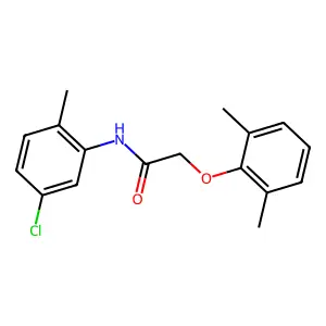 N-(5-chloro-2-methylphenyl)-2-(2,6-dimethylphenoxy)acetamide structure
