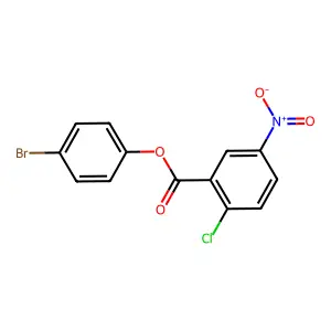 4-Bromophenyl 2-chloro-5-nitrobenzoate structure