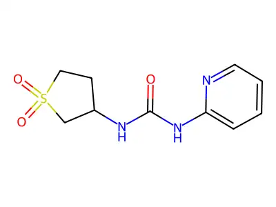 1-(1,1-Dioxidotetrahydrothiophen-3-yl)-3-pyridin-2-ylurea structure