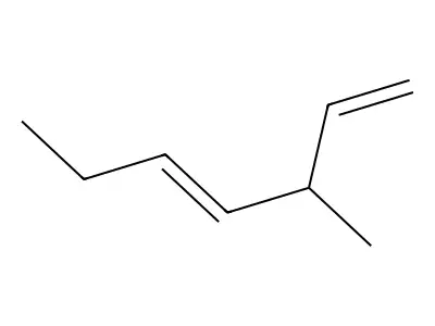 1,4-Heptadiene, 3-methyl- structure